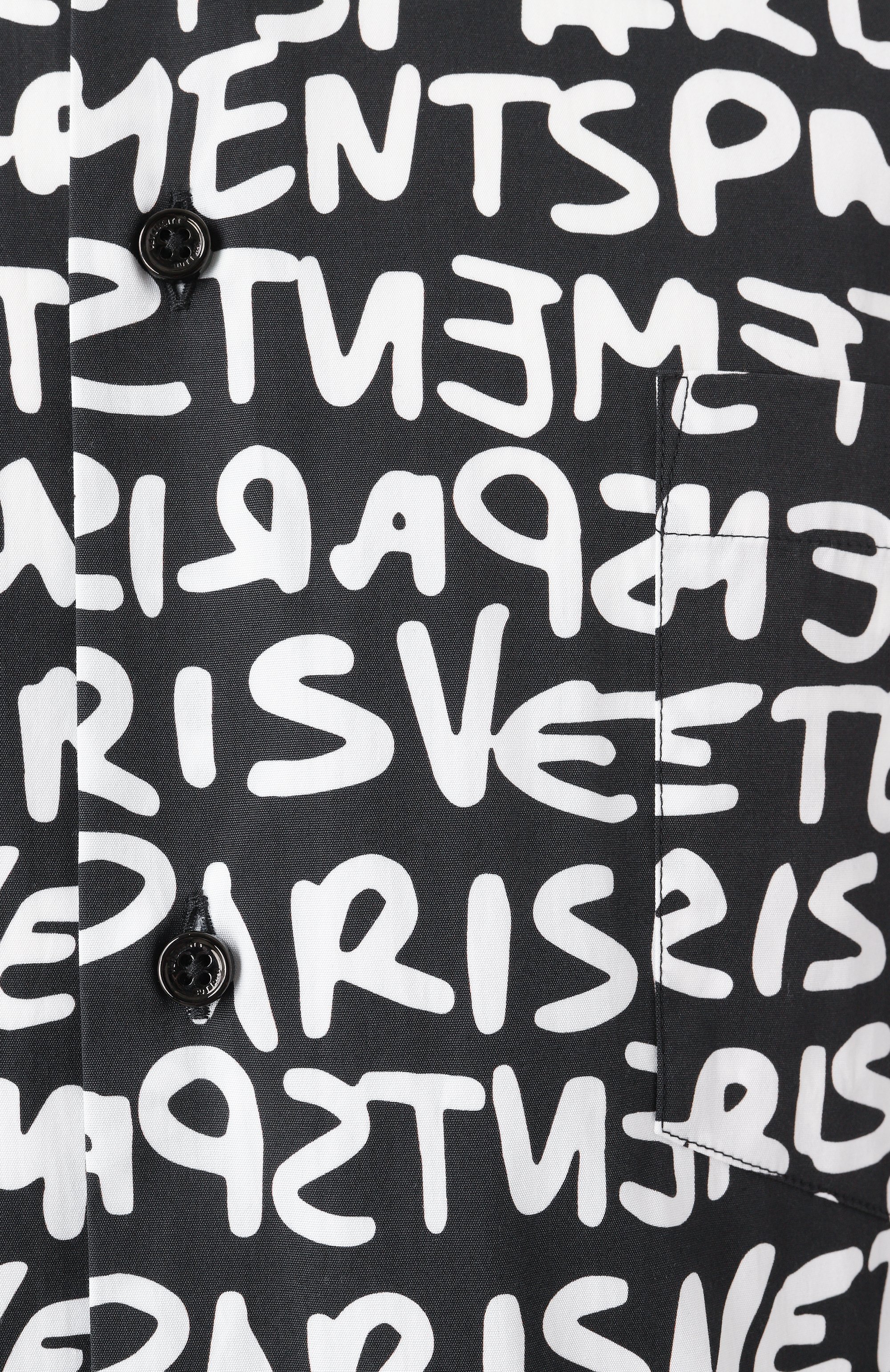 Хлопковая рубашка VETEMENTS, арт. UE64SH800BW, фото 6