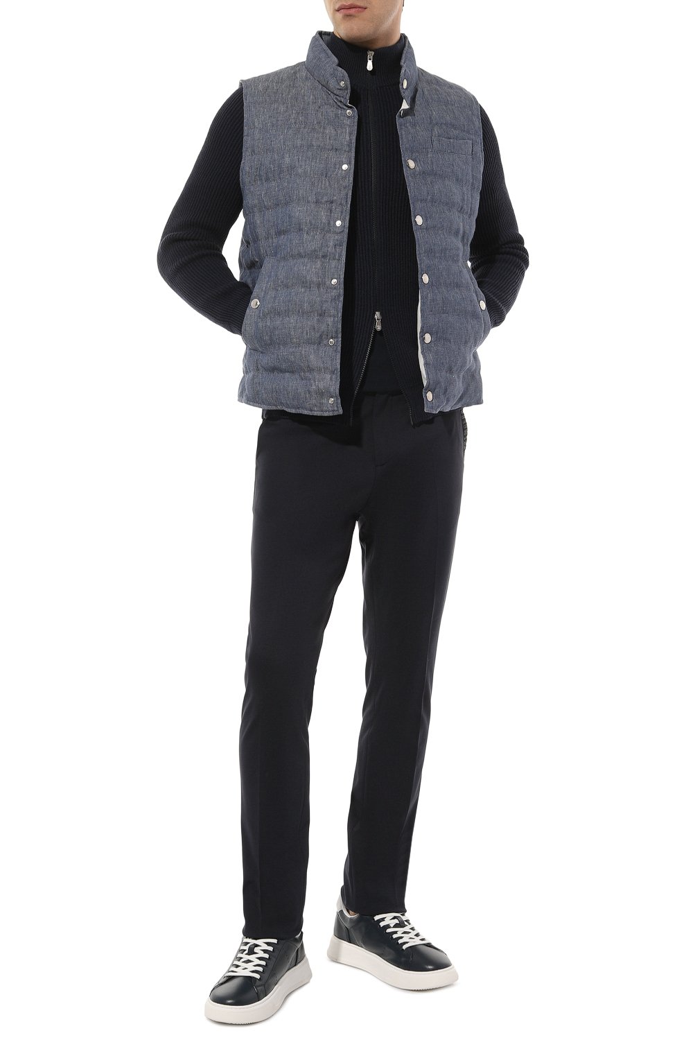 Пуховый жилет BRUNELLO CUCINELLI, арт. MS498B2309, фото 2