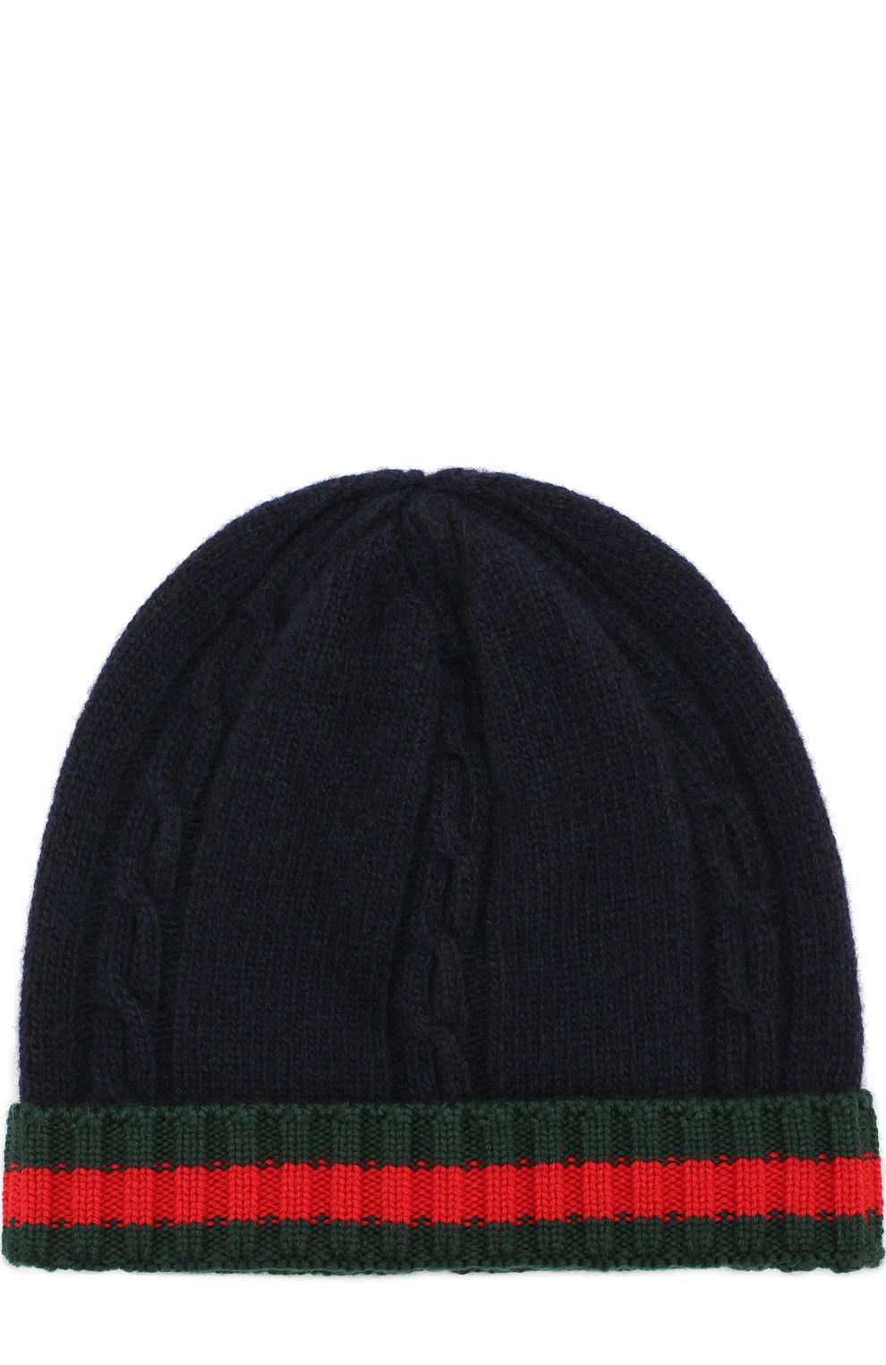 Шерстяная шапка фактурной вязки GUCCI, арт. 436803/4K206, фото 1