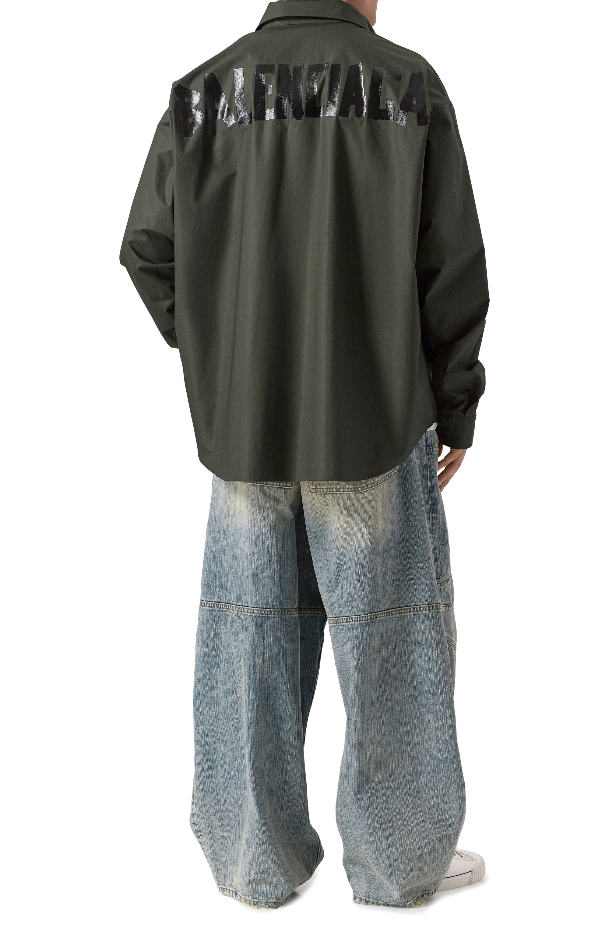 Хлопковая рубашка BALENCIAGA, арт. 738760/TNM60, фото 2