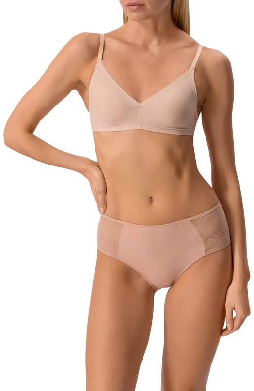 Трусы-слипы с завышенной талией Maison Lejaby E12264 Бежевый  E12264 Фото 2