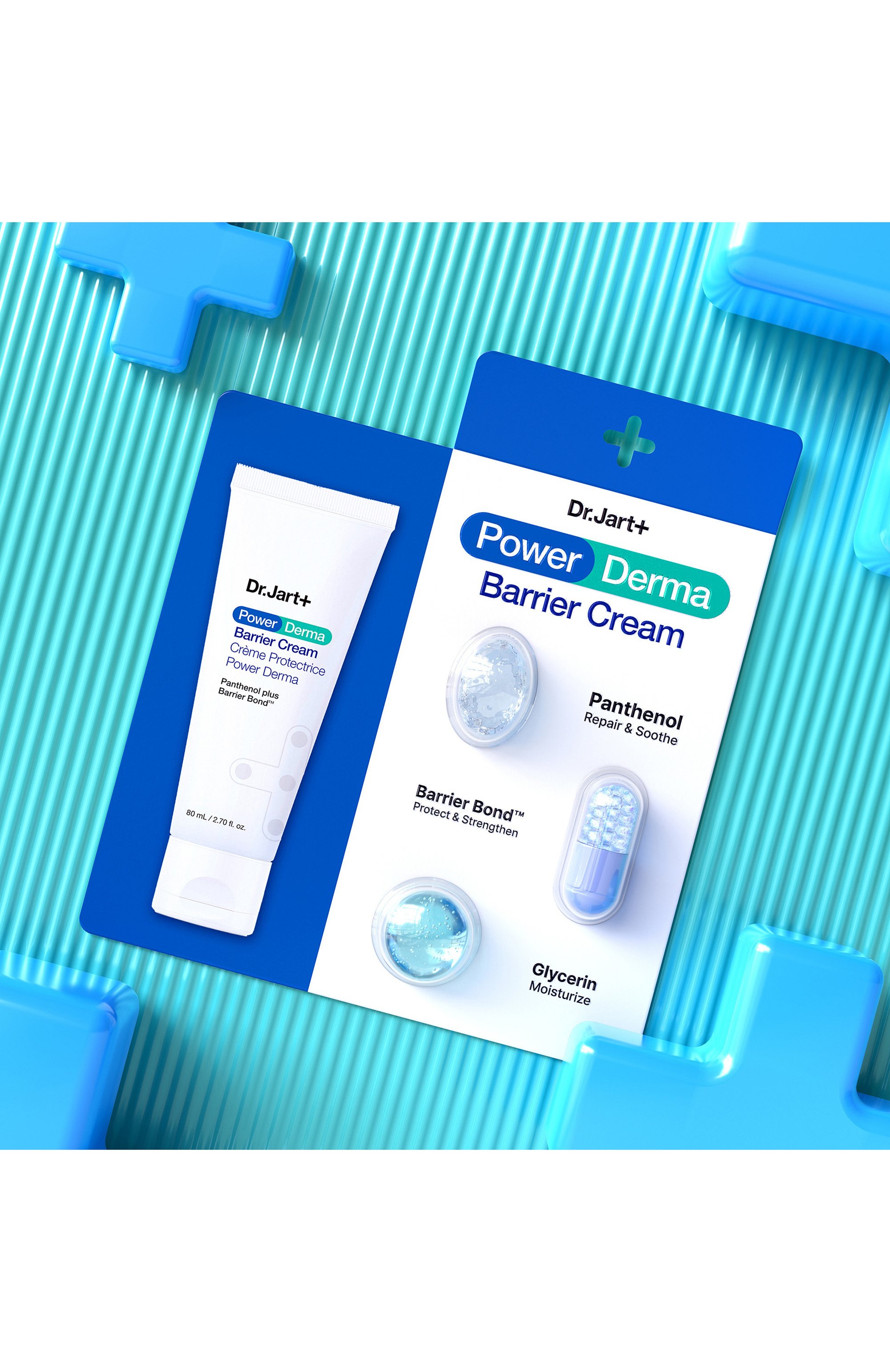 Увлажняющий крем для укрепления барьера кожи derma barrier cream (80ml) DR.JART+, арт. 1210001220539, фото 4