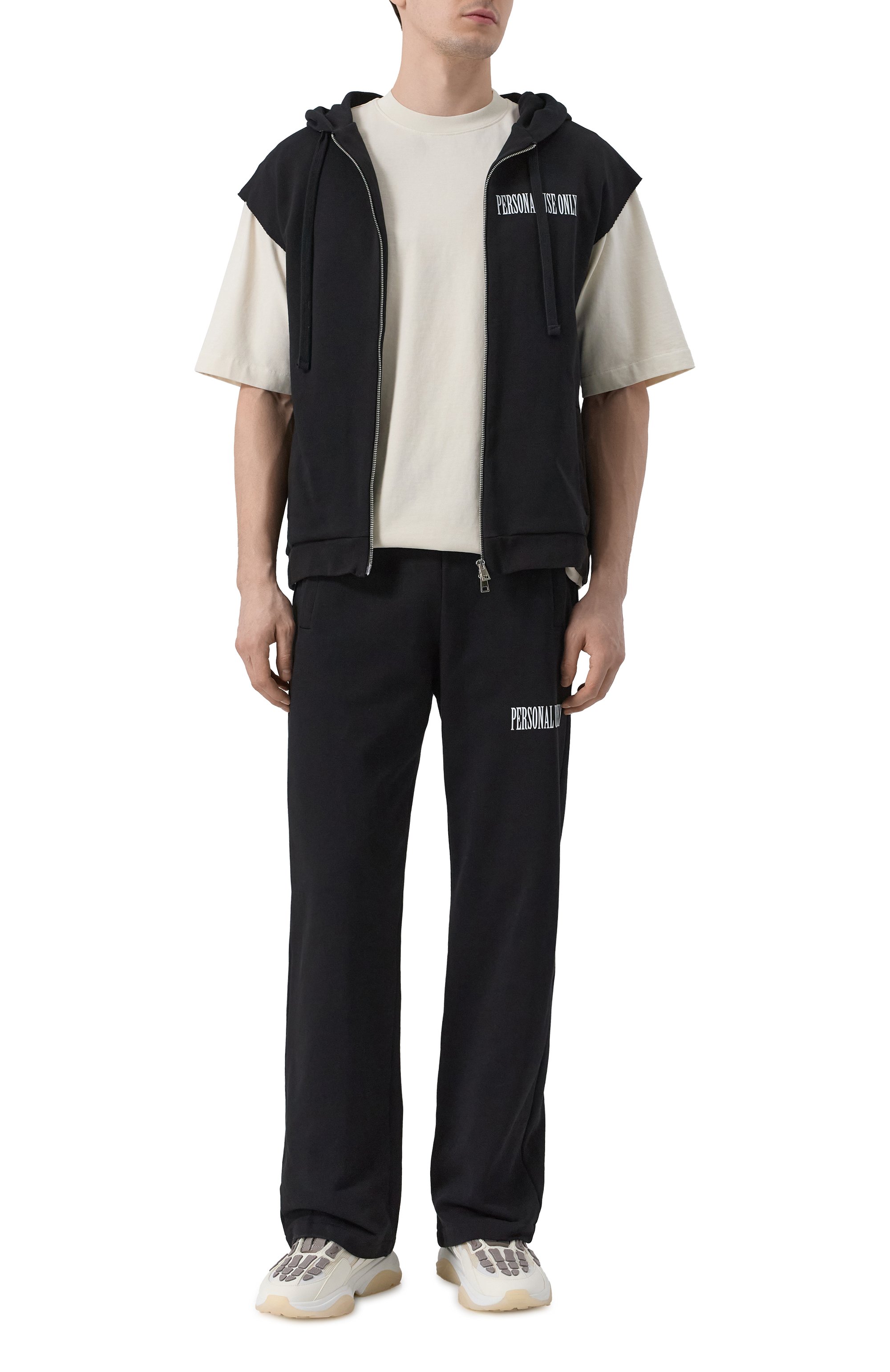 Кожаные кроссовки bone running AMIRI, арт. AMF0SR1091, фото 2