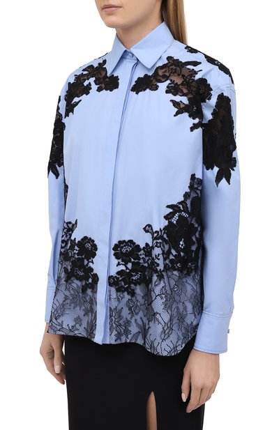 Хлопковая рубашка VALENTINO, арт. VB3AB1Y04HP, фото 3