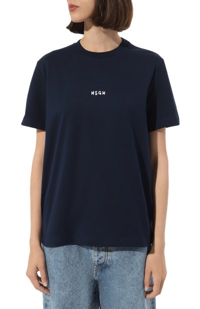 Хлопковая футболка MSGM, арт. 3541MDM550/237798, фото 3