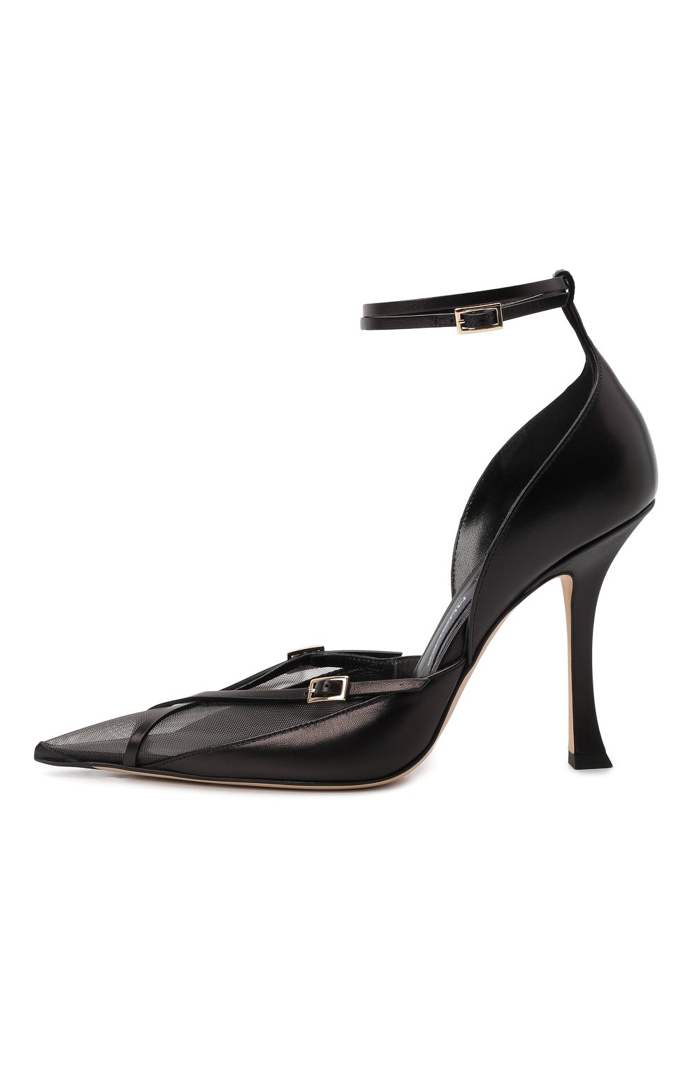 Кожаные туфли strap jimmy choo / mugler JIMMY CHOO, арт. JCXM STRAP PUMP/ALN, фото 4