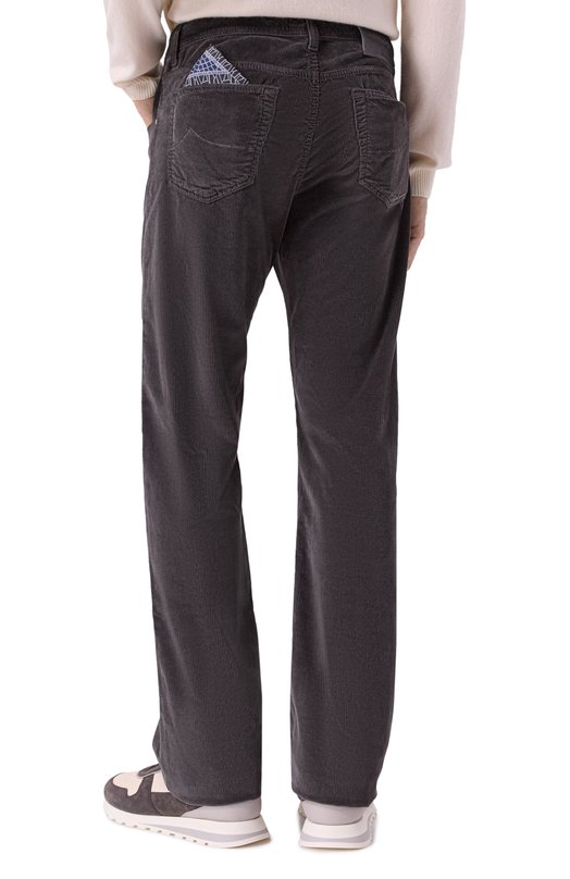 Вельветовые брюки Jacob Cohen 25I P/JUM_QE005 036 S3653 TR Серый  25I P/JUM_QE005 036 S3653 TR Фото 4