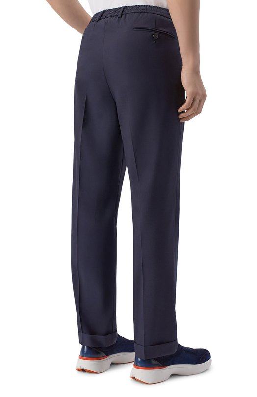 Шерстяные брюки Gran Sasso 76115/58906 Синий  76115/58906 Фото 4