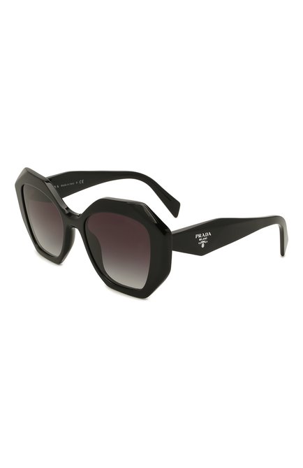 Женские солнцезащитные очки PRADA черного цвета по цене 0 руб., арт. 16WS-1AB5D1 | Фото 1