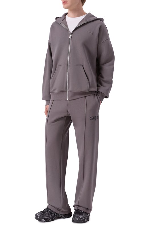 Хлопковая толстовка Comme des Fuckdown CFABM01862 Серый  CFABM01862 Фото 2