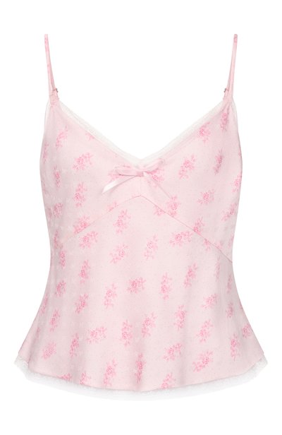 Женский топ из вискозы и шелка LOVE SHACK FANCY, арт. T1583/3356