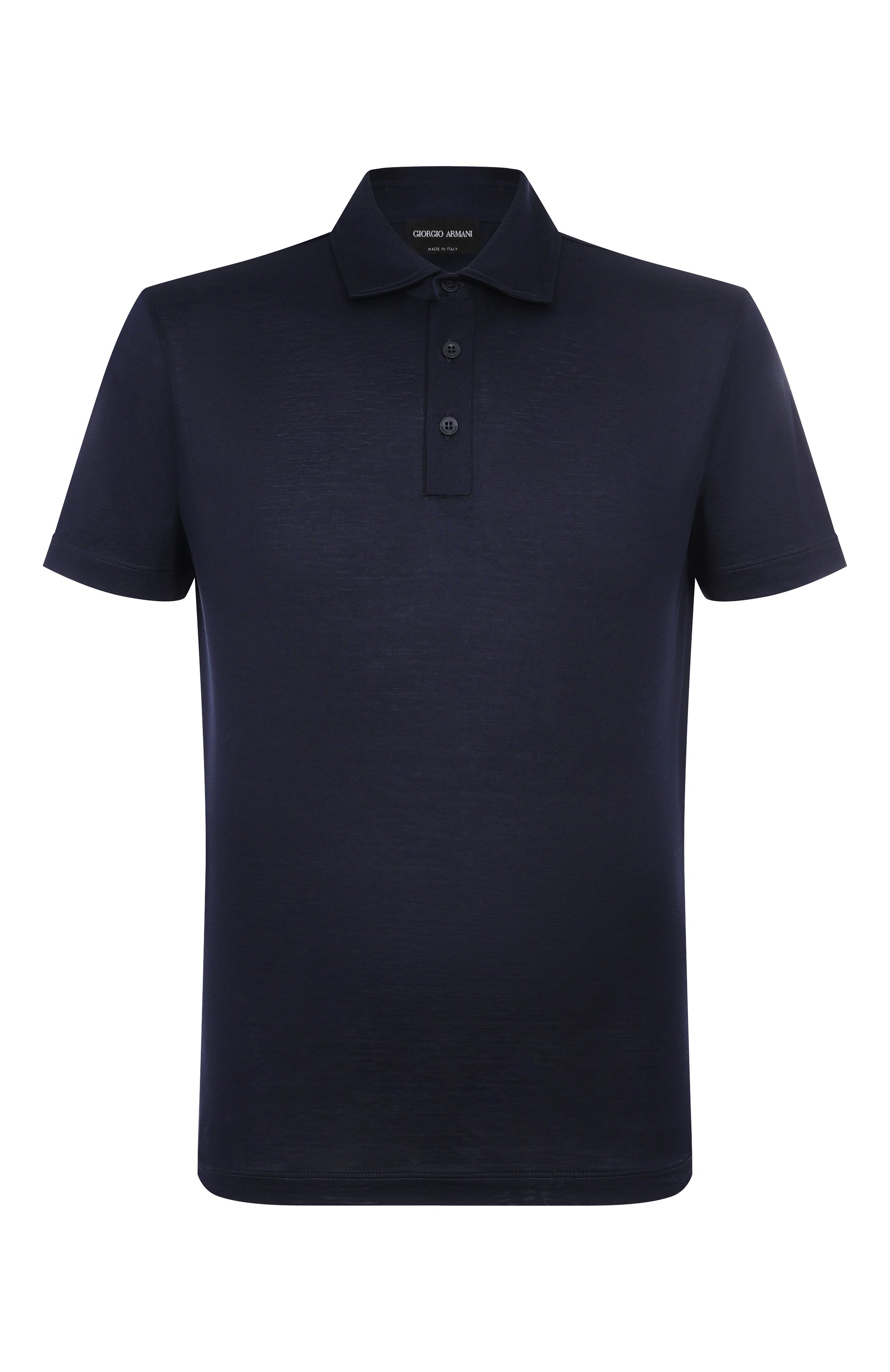 Поло из шелка и хлопка GIORGIO ARMANI, арт. 3KSF74/SJZHZ, фото 1