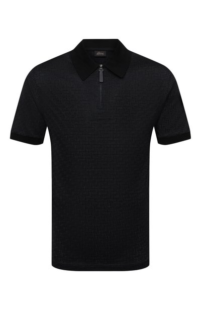 Поло из хлопка и шелка BRIONI, арт. UJHT0L/09632, фото 1