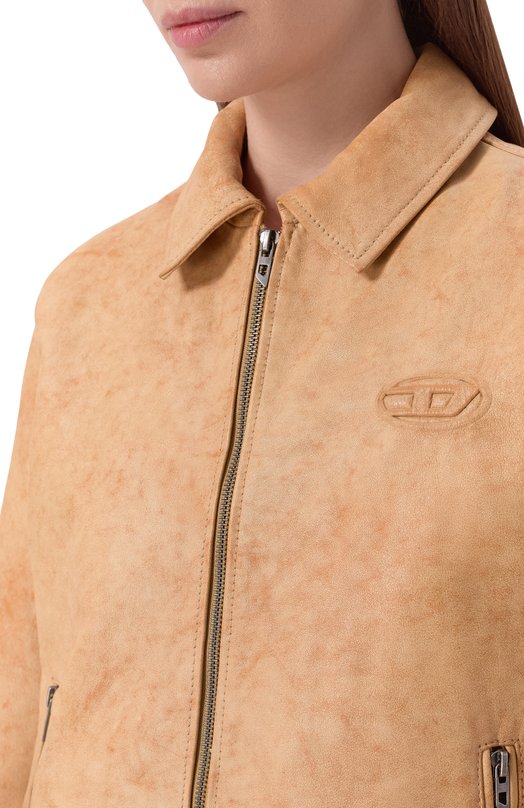 Кожаная куртка Diesel A21895/0AJFV Бежевый  A21895/0AJFV Фото 5