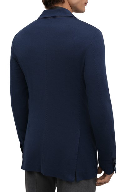 Пиджак из хлопка и шелка LORO PIANA, арт. FAE8388, фото 4