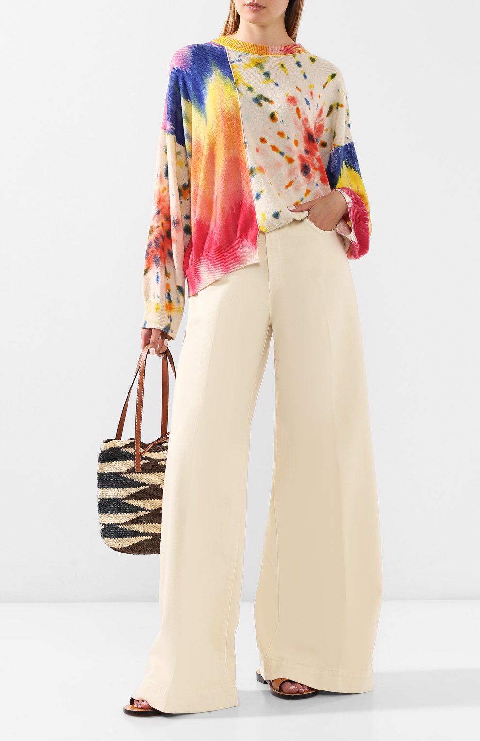 Свитер loewe x paula's ibiza LOEWE разноцветного цвета по цене 209500 руб., арт. S616333X52, фото 2 Свитер loewe x paula's ibiza LOEWE, арт. S616333X52, фото 2