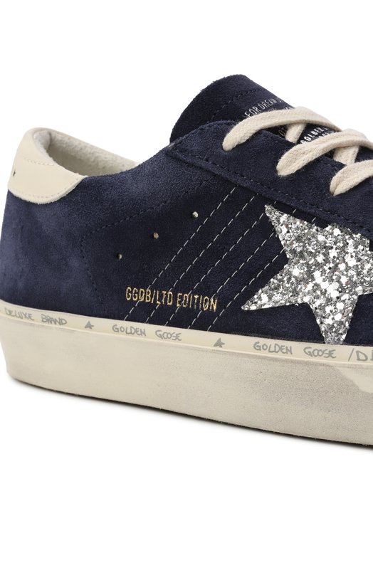Замшевые кеды Hi Star Golden Goose Deluxe Brand GWF00118.F006510 Синий  GWF00118.F006510 Фото 7