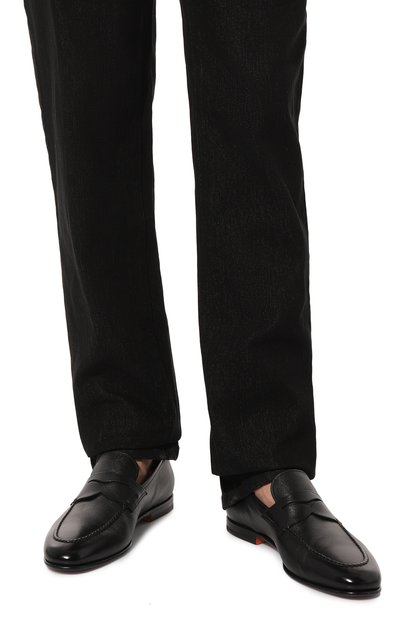 Кожаные пенни-лоферы carlos SANTONI, арт. MCNG15609SA3BSG8, фото 3