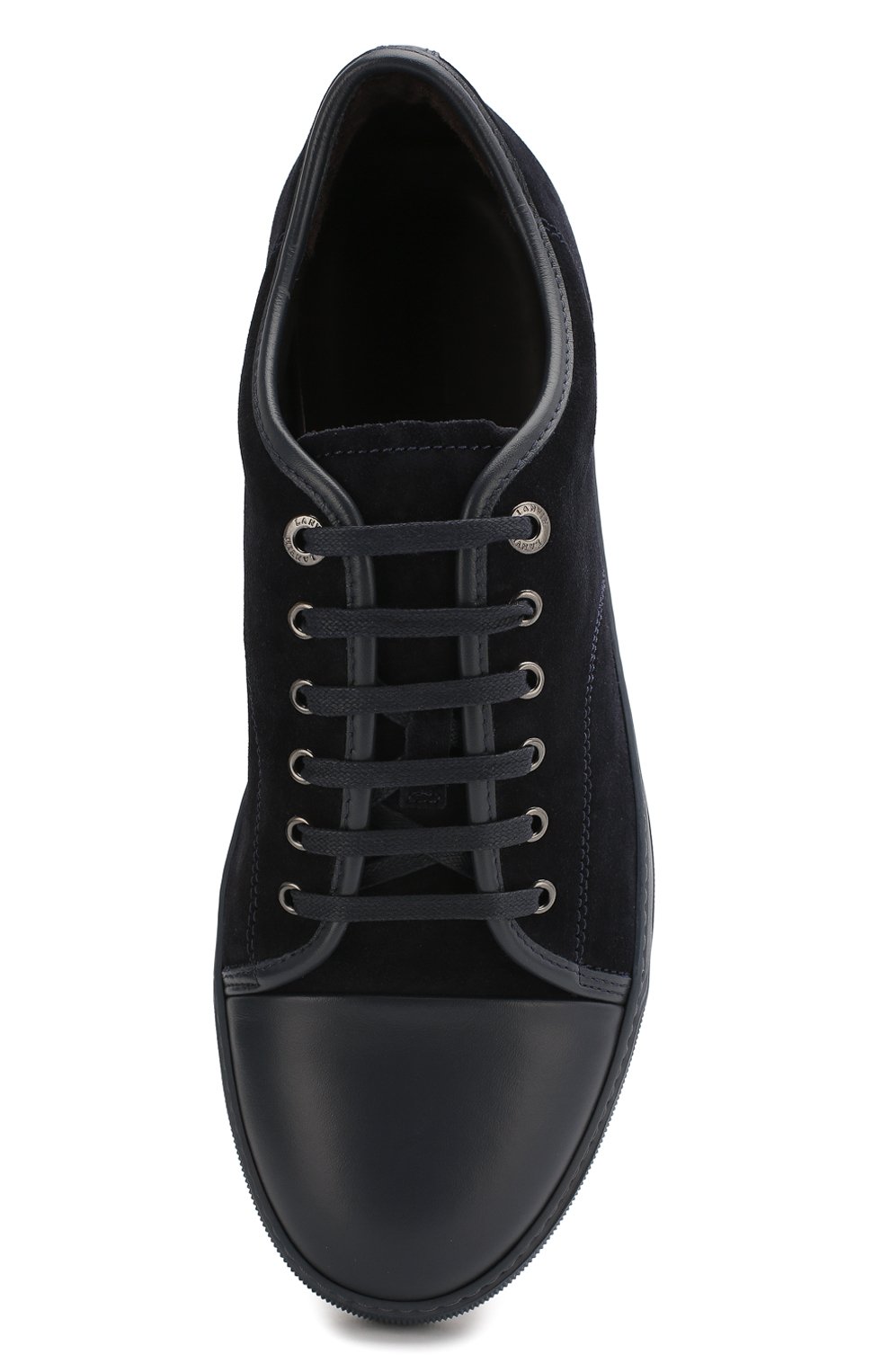 Замшевые кеды LANVIN темно-синего цвета по цене 45350 руб., арт. FM-SKDBB1-ANAM-P16, фото 5 Замшевые кеды LANVIN, арт. FM-SKDBB1-ANAM-P16, фото 5