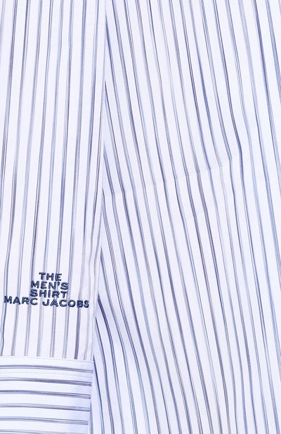 Хлопковая рубашка MARC JACOBS (THE) голубого цвета по цене 39650 руб., арт. M4008112, фото 5 Хлопковая рубашка MARC JACOBS (THE), арт. M4008112, фото 5