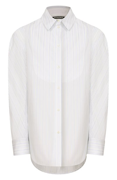 Женская хлопковая рубашка JACQUEMUS, арт. 26HSHW00570/AW00910
