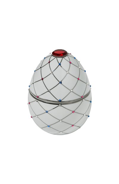 Свеча bois de russie white with silver stripes (450g) LADENAC MILANO, арт. 8411299000831