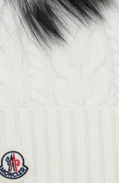 Шапка из смеси шерсти и кашемира с меховым помпоном MONCLER, арт. D2-093-99608-10-948AK, фото 3