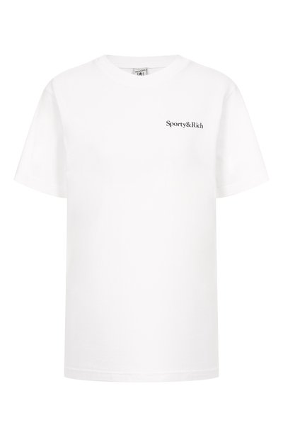Женская хлопковая футболка SPORTY AND RICH, арт. T0043602006WH01