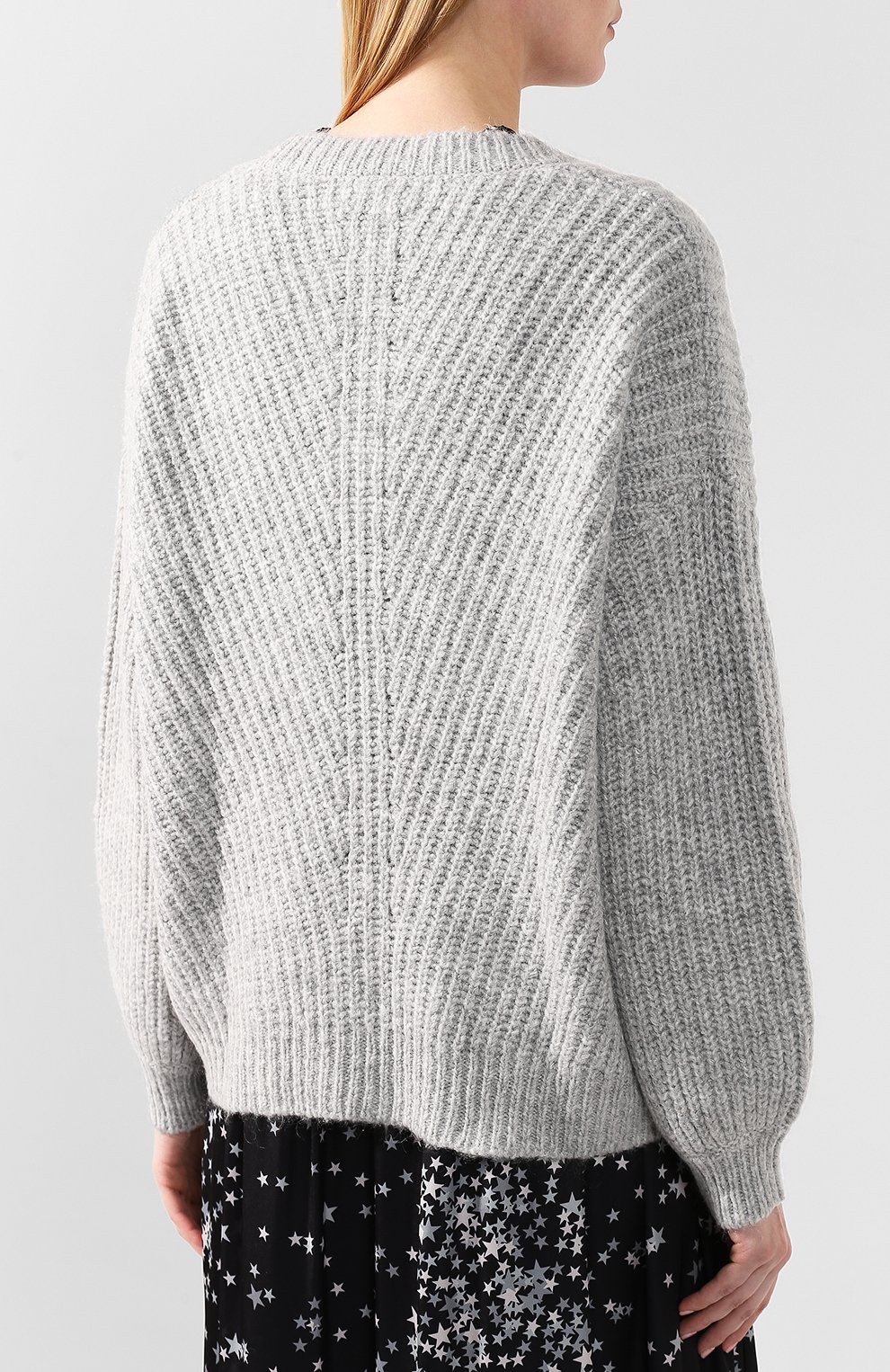 Кардиган ALLUDE серого цвета по цене 20800 руб., арт. 195/62032, фото 4 Кардиган ALLUDE, арт. 195/62032, фото 4