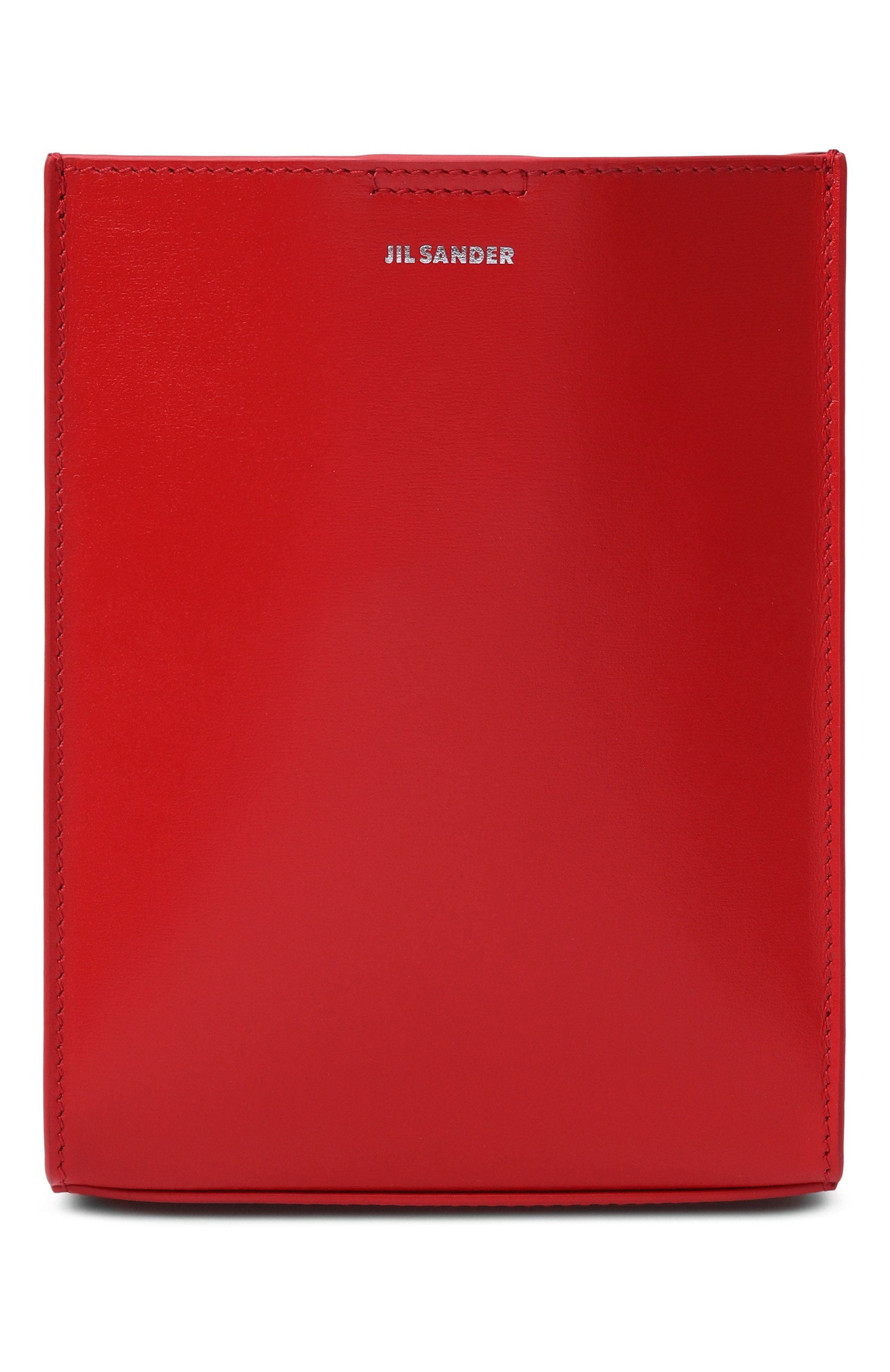 Сумка tangle small JIL SANDER красного цвета по цене 99000 руб., арт. J07WG0001/P5354, фото 1 Сумка tangle small JIL SANDER, арт. J07WG0001/P5354, фото 1