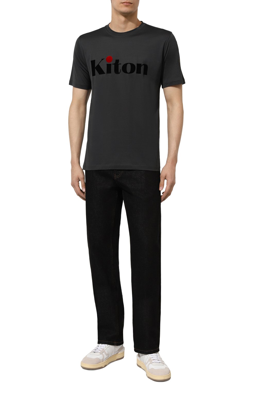 Хлопковая футболка KITON, арт. UMK0490, фото 2