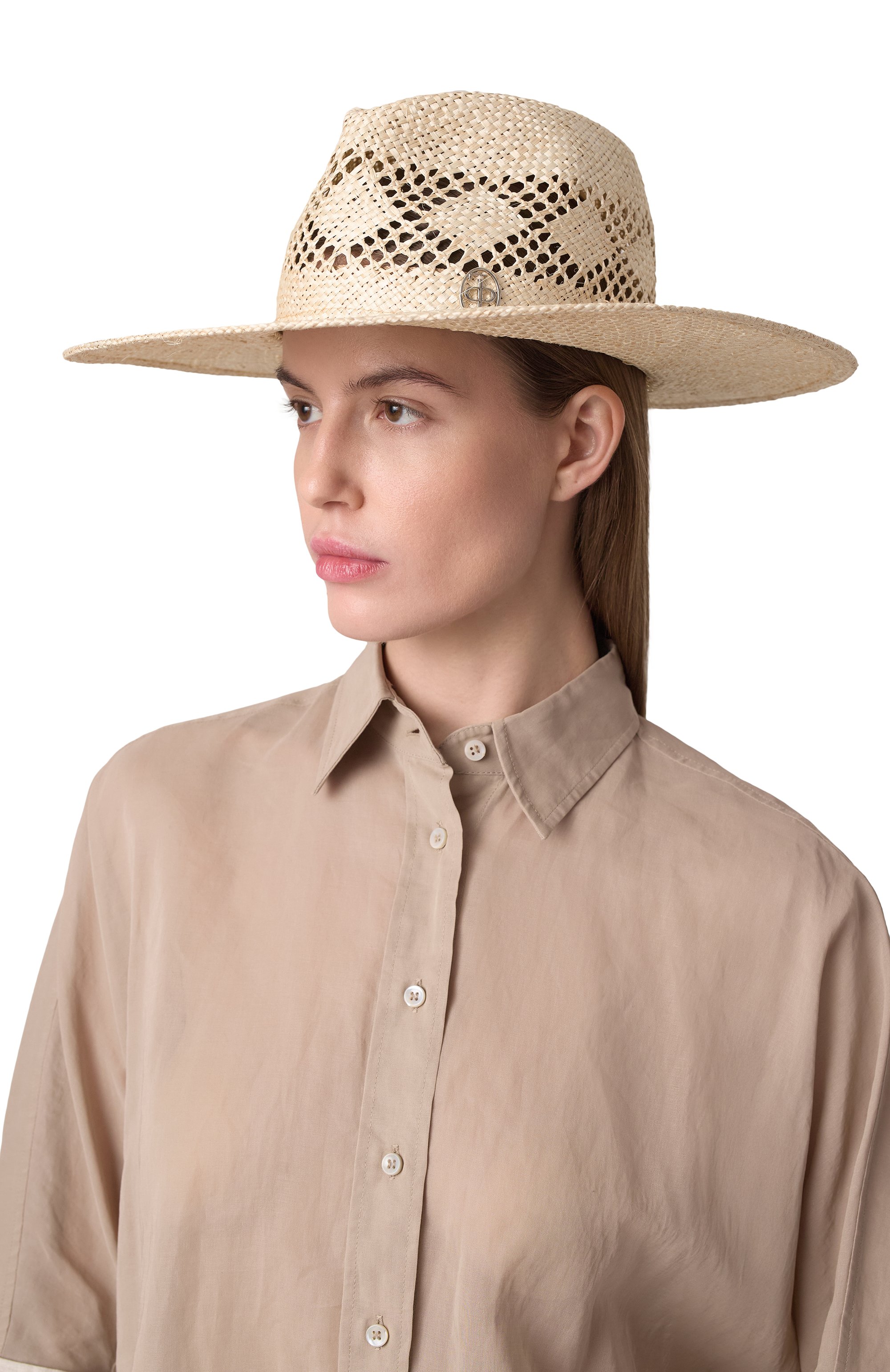 Соломенная шляпа федора FETISH, арт. NFS24I, фото 2