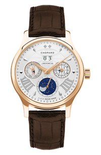 Часы lunar one CHOPARD бесцветного цвета по цене 8092500 руб., арт. 161894-5001, фото 1 Часы lunar one CHOPARD, арт. 161894-5001, фото 1