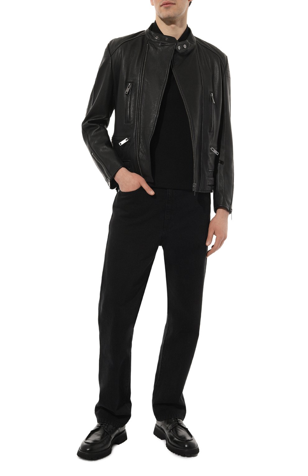 Кожаная куртка HUGO, арт. 50504417, фото 2