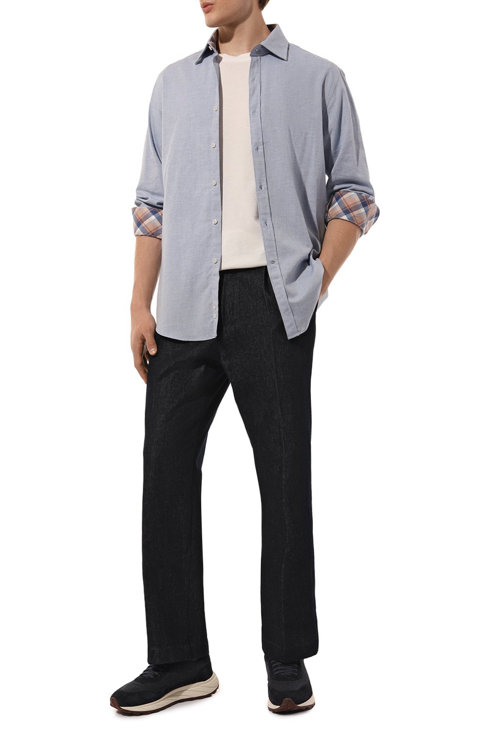 Хлопковая рубашка PAUL&SHARK, арт. 14313071CF, фото 2