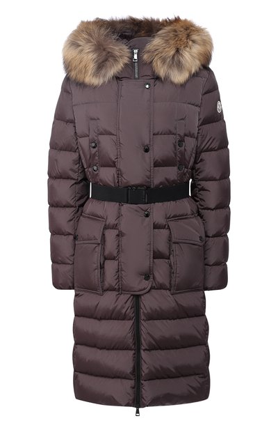 Женский пуховик с меховой отделкой капюшона MONCLER, арт. D2-093-49884-25-68065