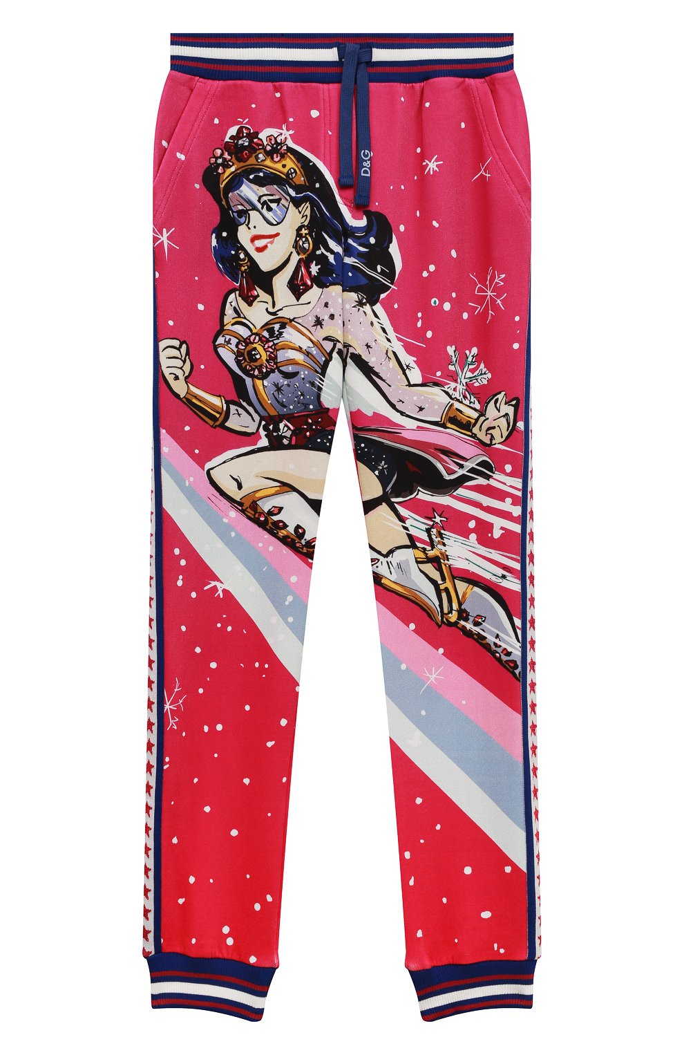 Хлопковые джоггеры DOLCE & GABBANA, арт. L5JP4A/G7TSX/0UTLET AW22-23, фото 1