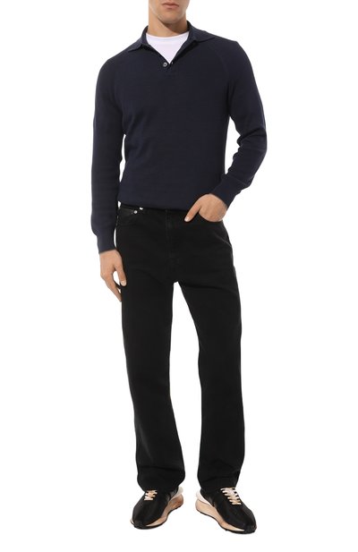 Комбинированные кроссовки LANVIN, арт. FM-SKBRUN-NYL0-P20, фото 2