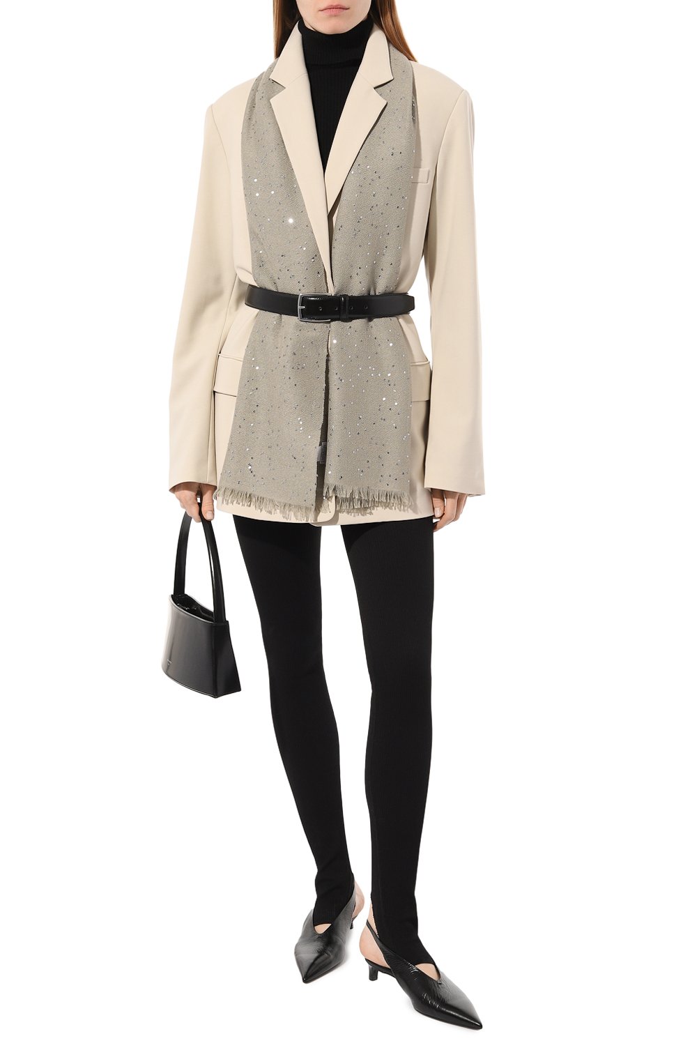 Шарф из кашемира и шелка BRUNELLO CUCINELLI, арт. MSC91B1204, фото 2