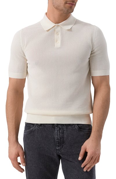 Хлопковое поло DOLCE & GABBANA, арт. GXZ15T/JBCF0, фото 3