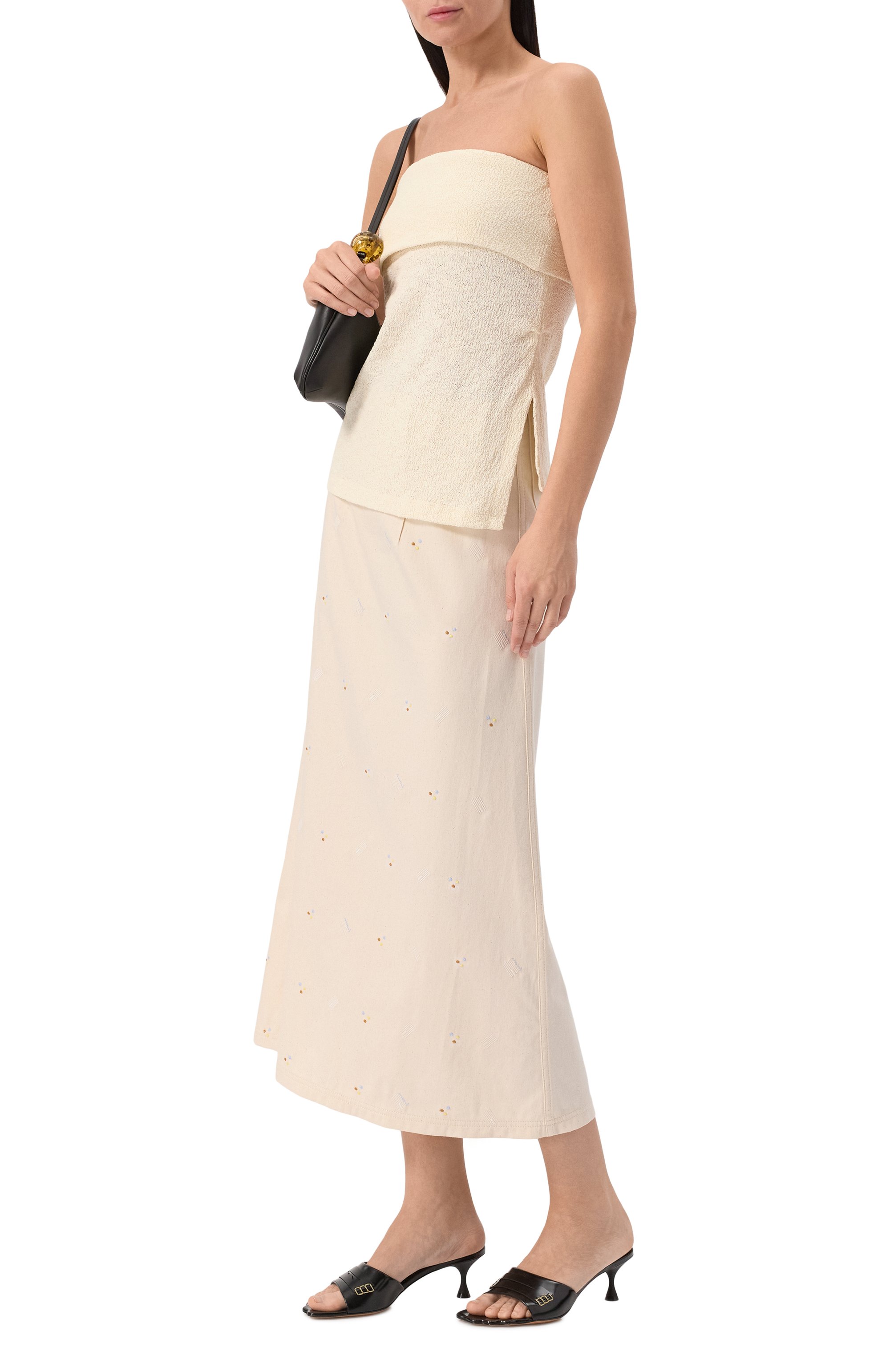 Хлопковая юбка MARNI, арт. G0JD0751S0/USCX58, фото 2