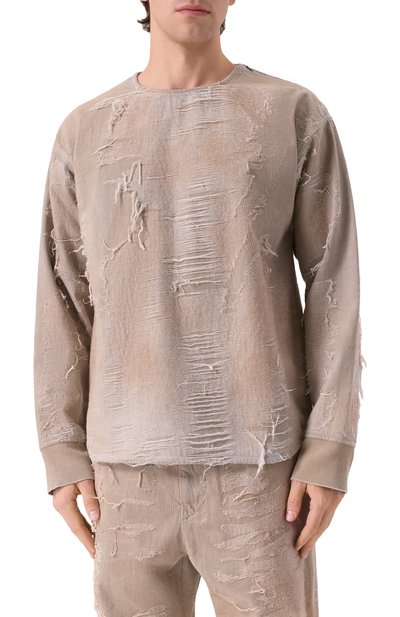 Хлопковый лонгслив DIESEL, арт. A18195/007AU, фото 3