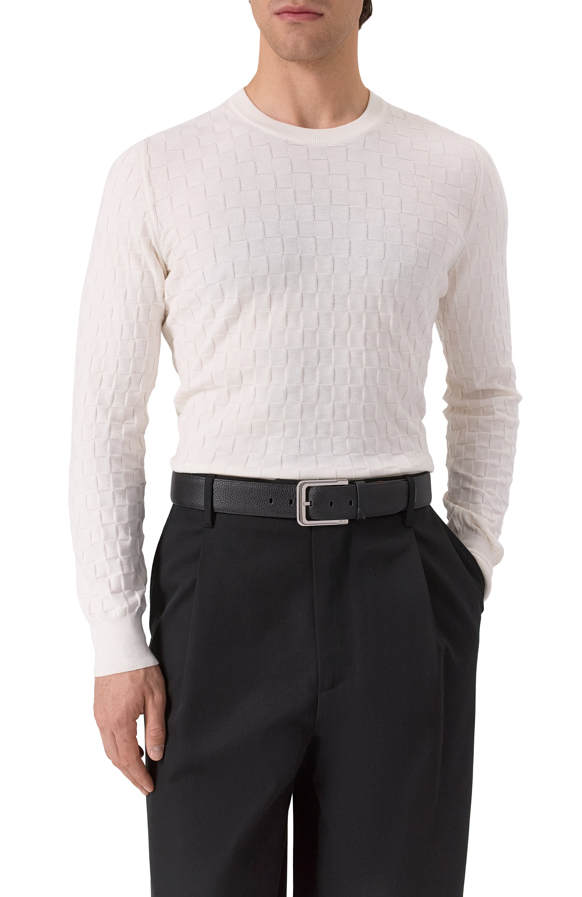 Кожаный ремень ZILLI, арт. B12040M1990VPALRU, фото 2