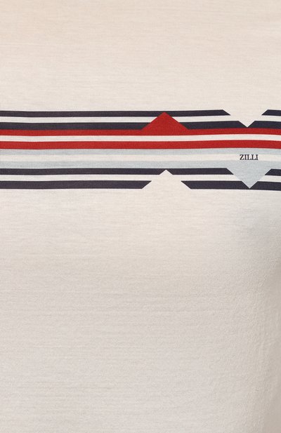 Хлопковая футболка ZILLI, арт. TSR02AM0110VZLF59, фото 5