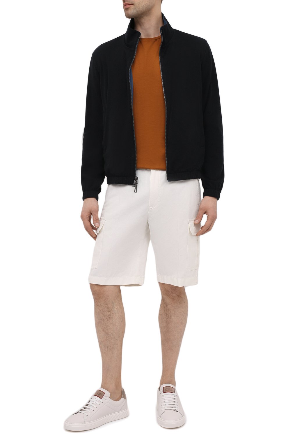 Шорты из хлопка и льна LORO PIANA, арт. FAL6339, фото 2