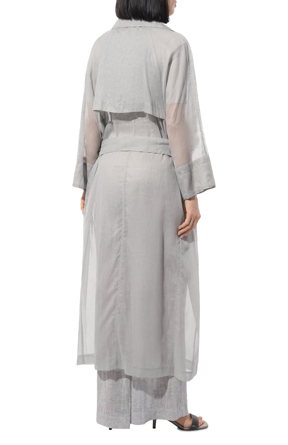 Хлопковый плащ BRUNELLO CUCINELLI, арт. MH7939890P, фото 4