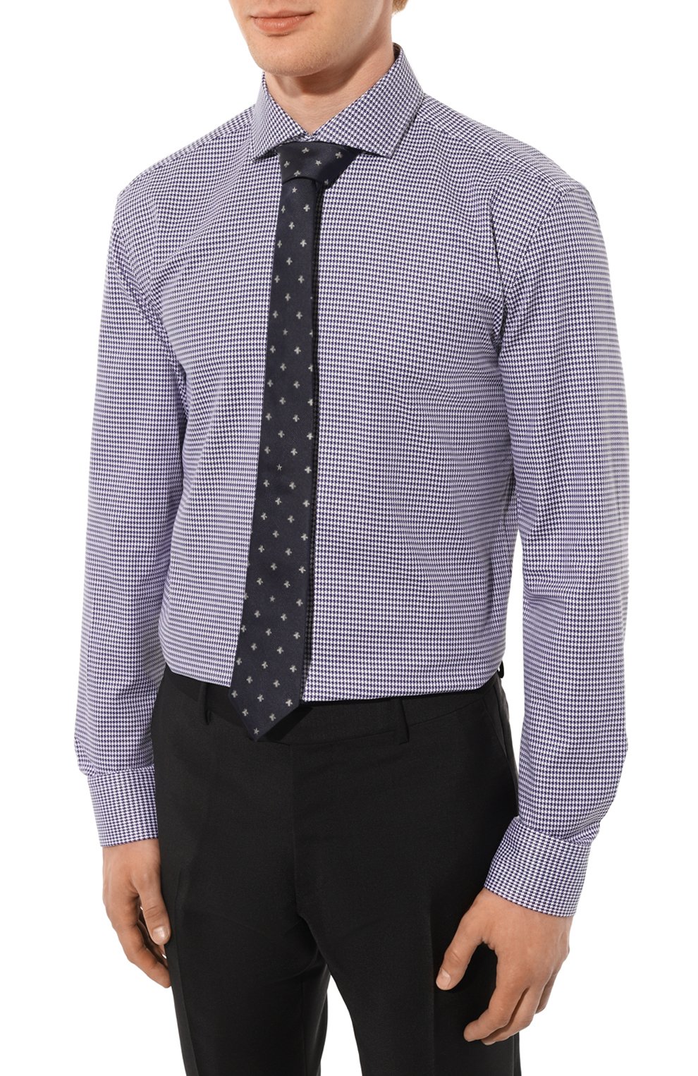 Хлопковая рубашка BOSS, арт. 50496316, фото 3