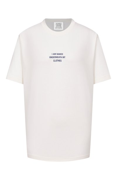 Женская хлопковая футболка VETEMENTS, арт. MH27TR173W