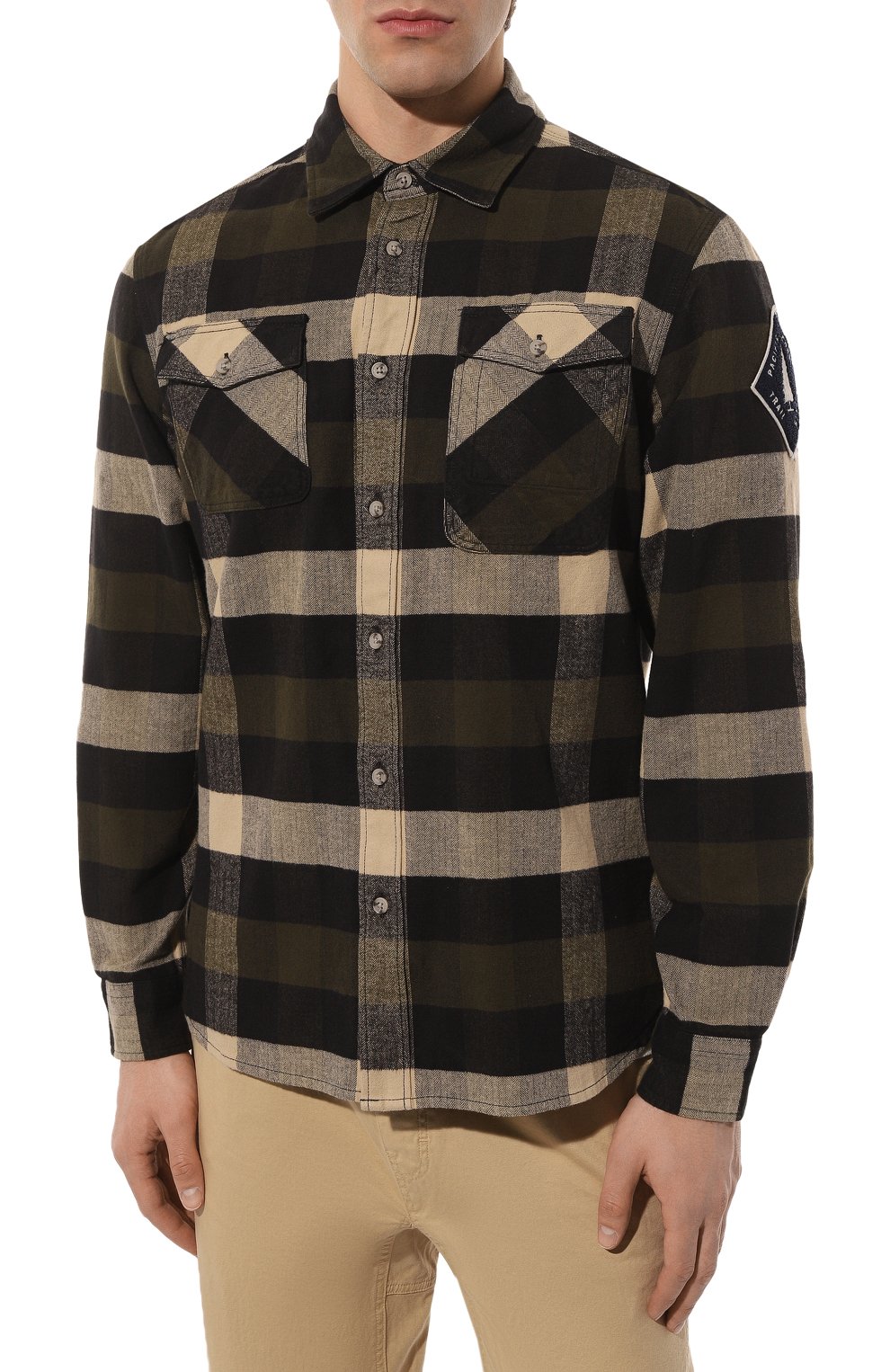 Хлопковая рубашка WOOLRICH, арт. CFW0SI0108MRUT3452, фото 3