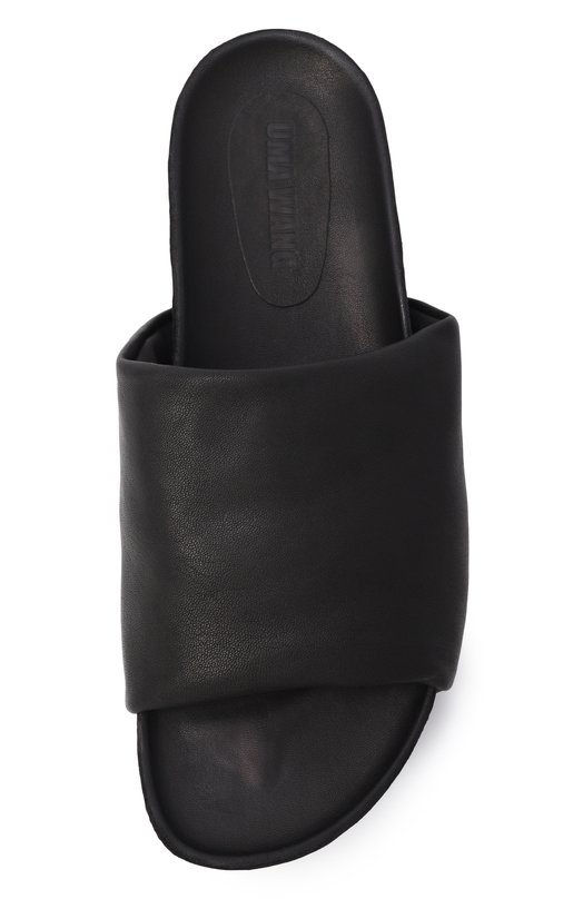 Кожаные шлепанцы Uma Wang US9574 Чёрный  US9574 Фото 5